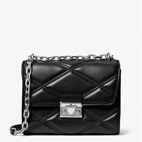 NWT Michael Kors Serena Small Quilted Crossbody Bag - Picture 2 of 3